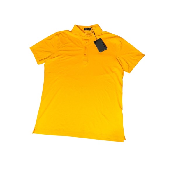 G/FORE Other - G-Fore  Flyy Yellow Golf Polo Athletic Stretch Medium Mens NEW